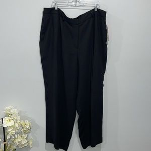 Women’s size 24W Anne Klein Elements black dress pants NEW